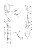 Motor and ice container parts