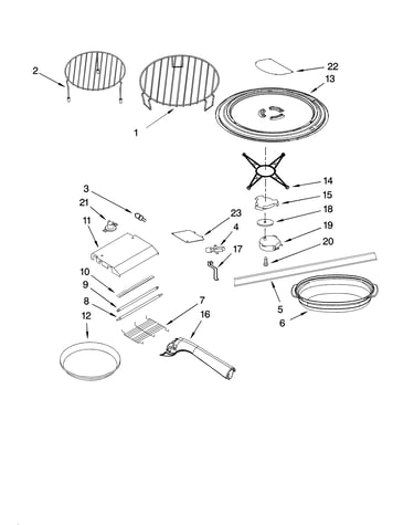 Rack and turntable parts