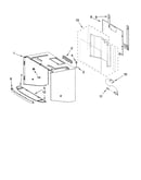 Cabinet and installation parts