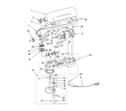 KitchenAid KP26M8XCP5 case, gearing and planetary unit diagram