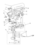 Case, gearing and planetary unit