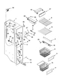 Freezer liner parts