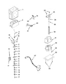 Motor and ice container parts