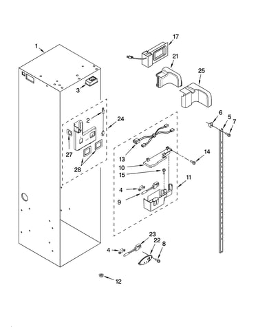 Refrigerator liner parts
