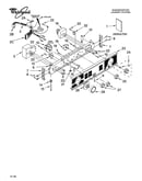 Washer/dryer control panel parts