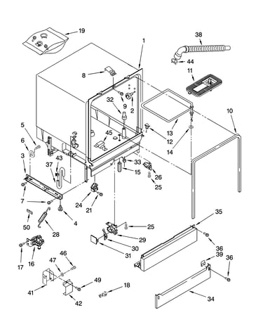 Tub assembly parts