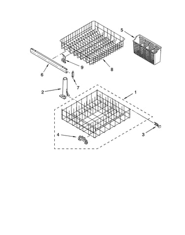 Dishrack parts, optional parts (not included)