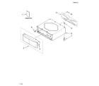 Whirlpool WHP1000SL1 cabinet parts diagram
