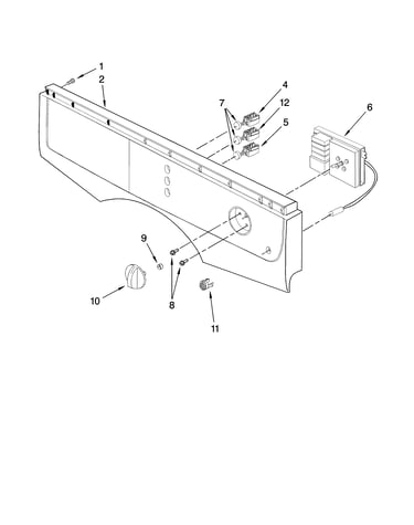 Control panel parts
