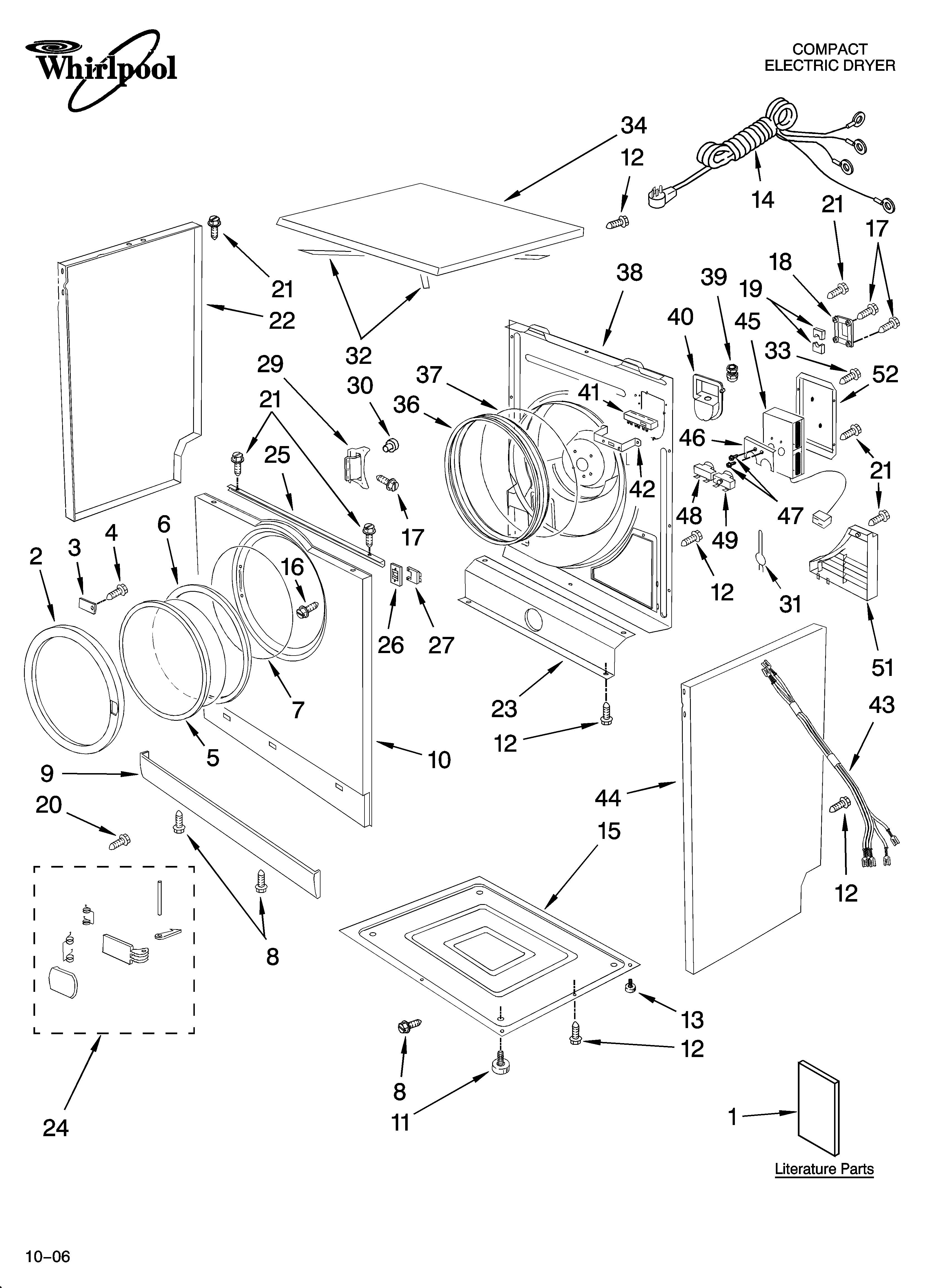 Cabinet and door parts