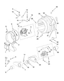 Drum and motor parts, optional parts (not included)