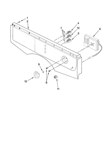 Control panel parts