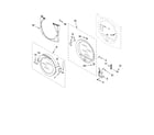 Maytag MED9600SQ0 door parts, optional parts (not included) diagram