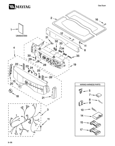 Top and console parts