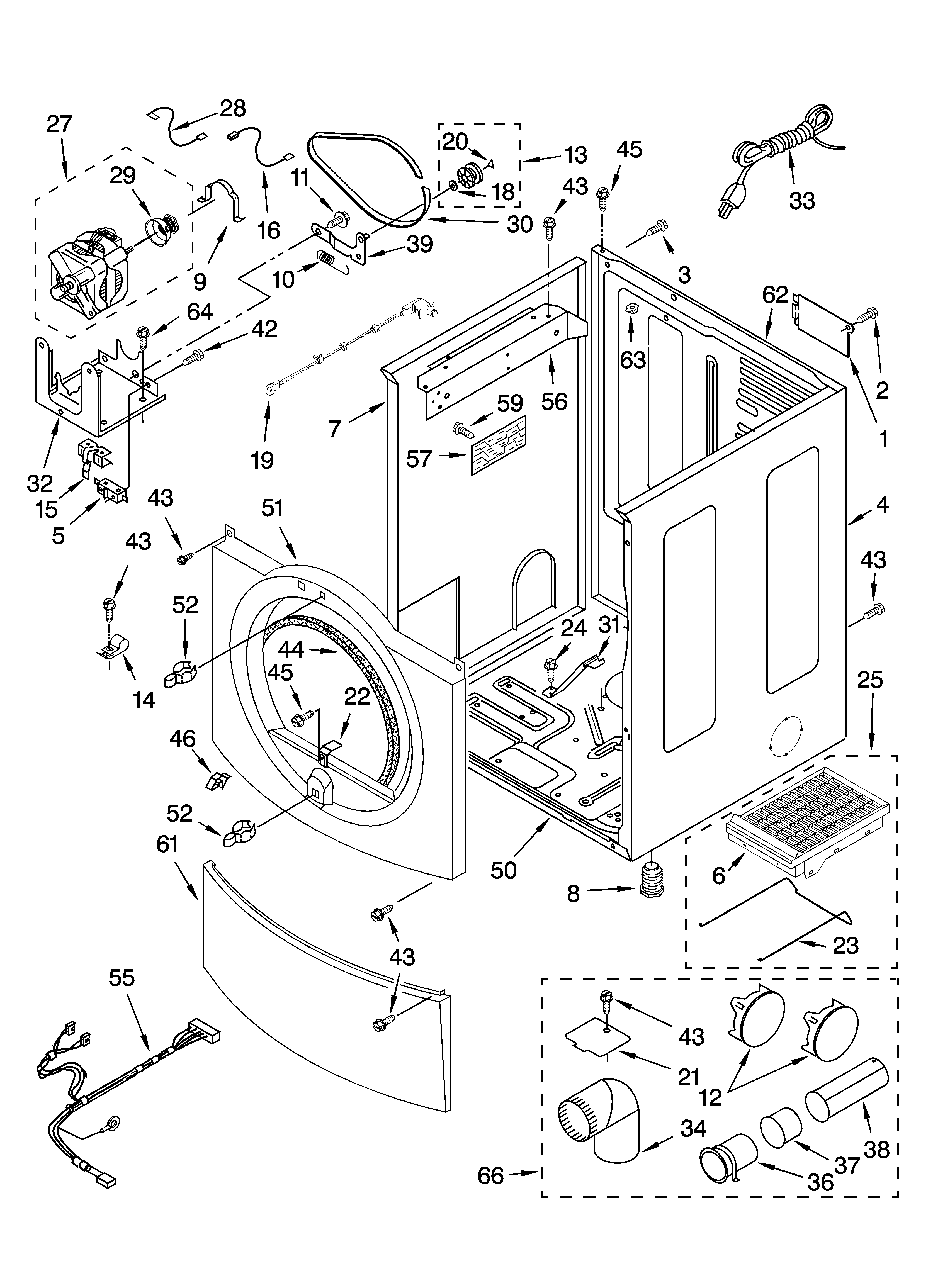 Cabinet parts