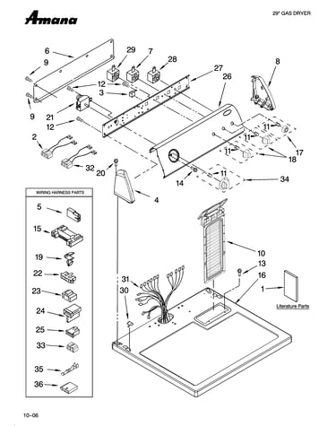 Top and console parts