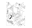 Amana NGD5500TQ0 cabinet parts diagram