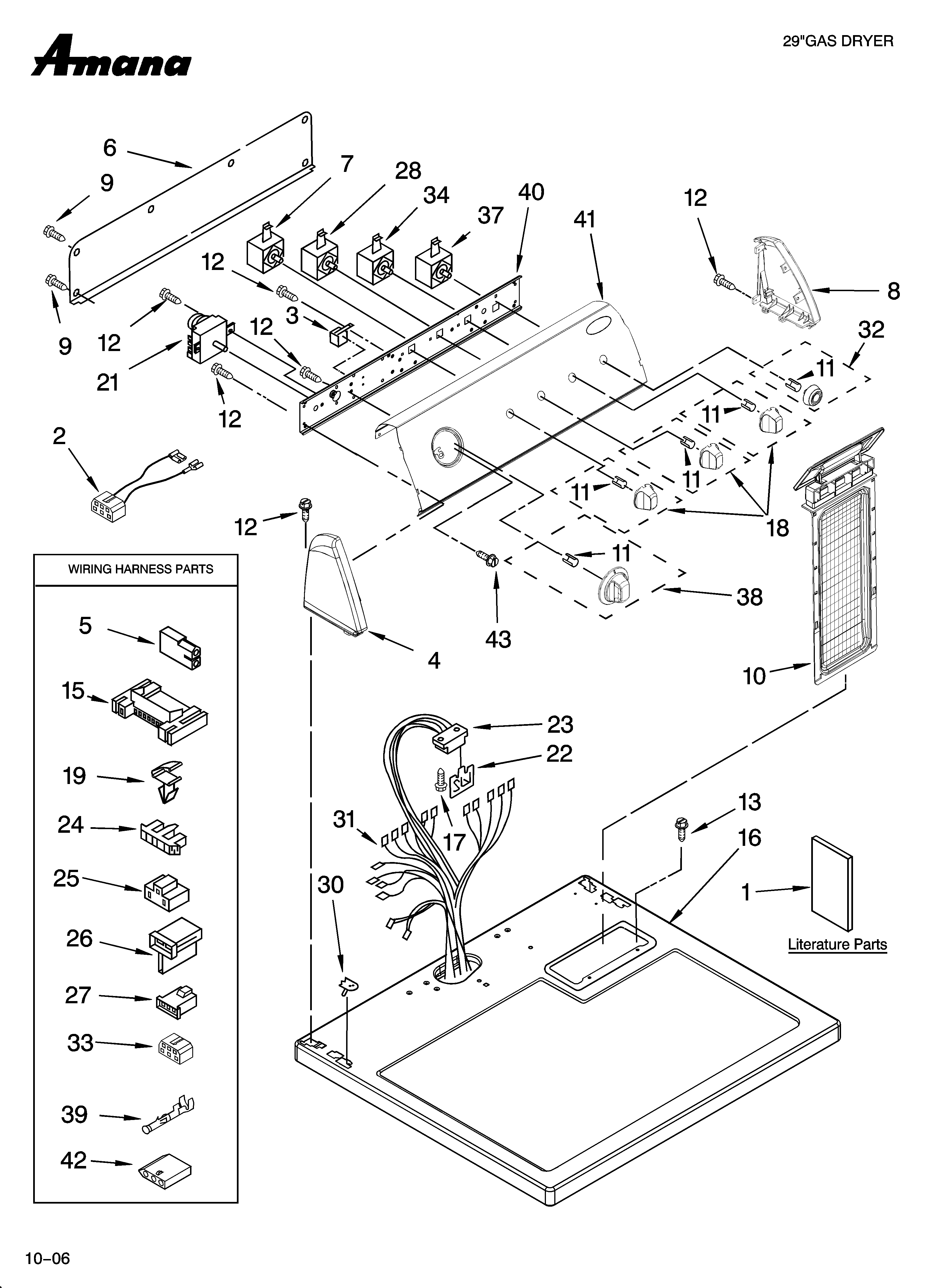 Top and console parts