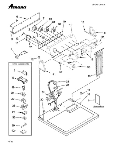 Top and console parts