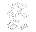 Whirlpool ACM124XP0 air flow and control parts diagram