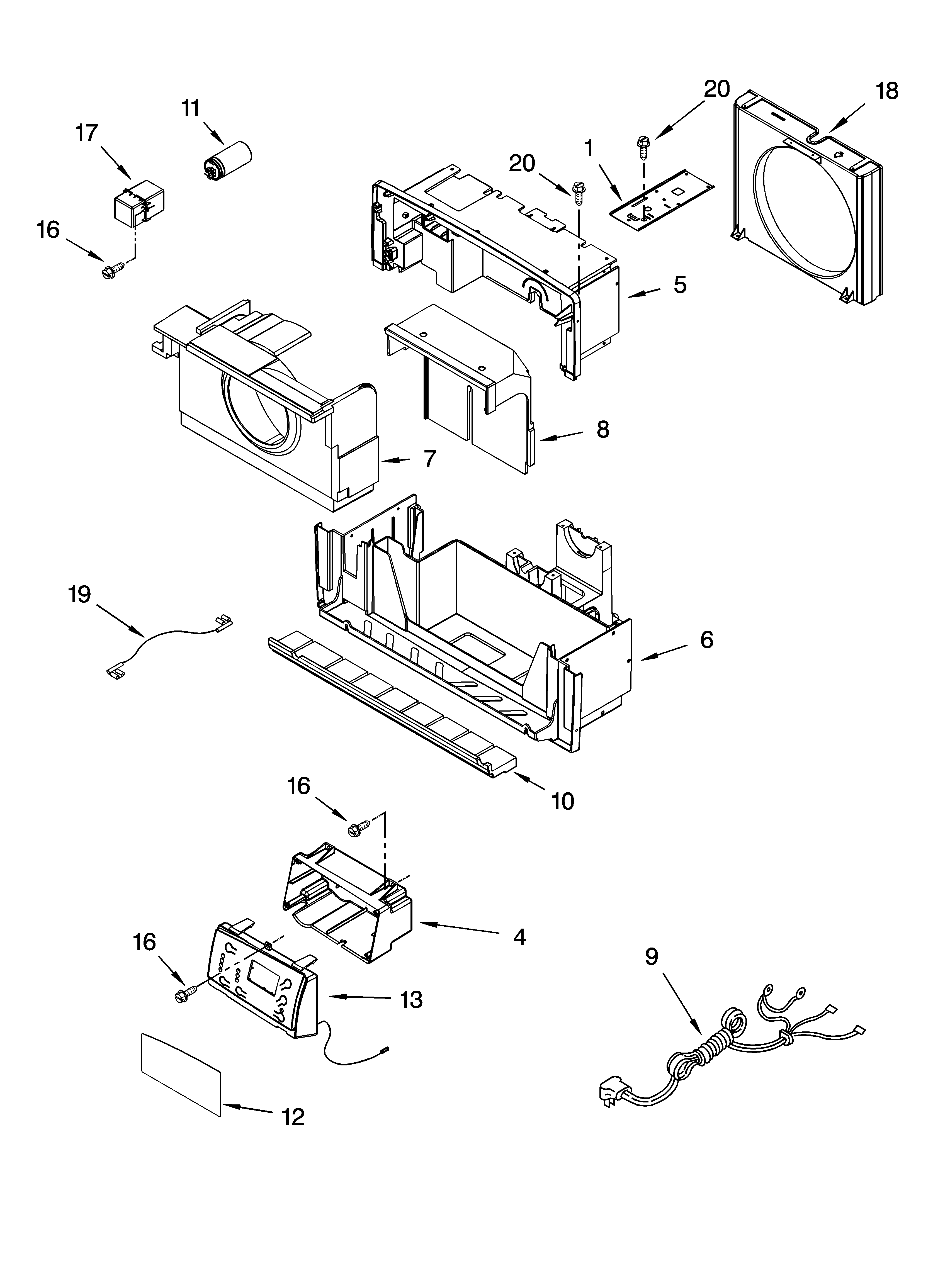 Air flow and control parts