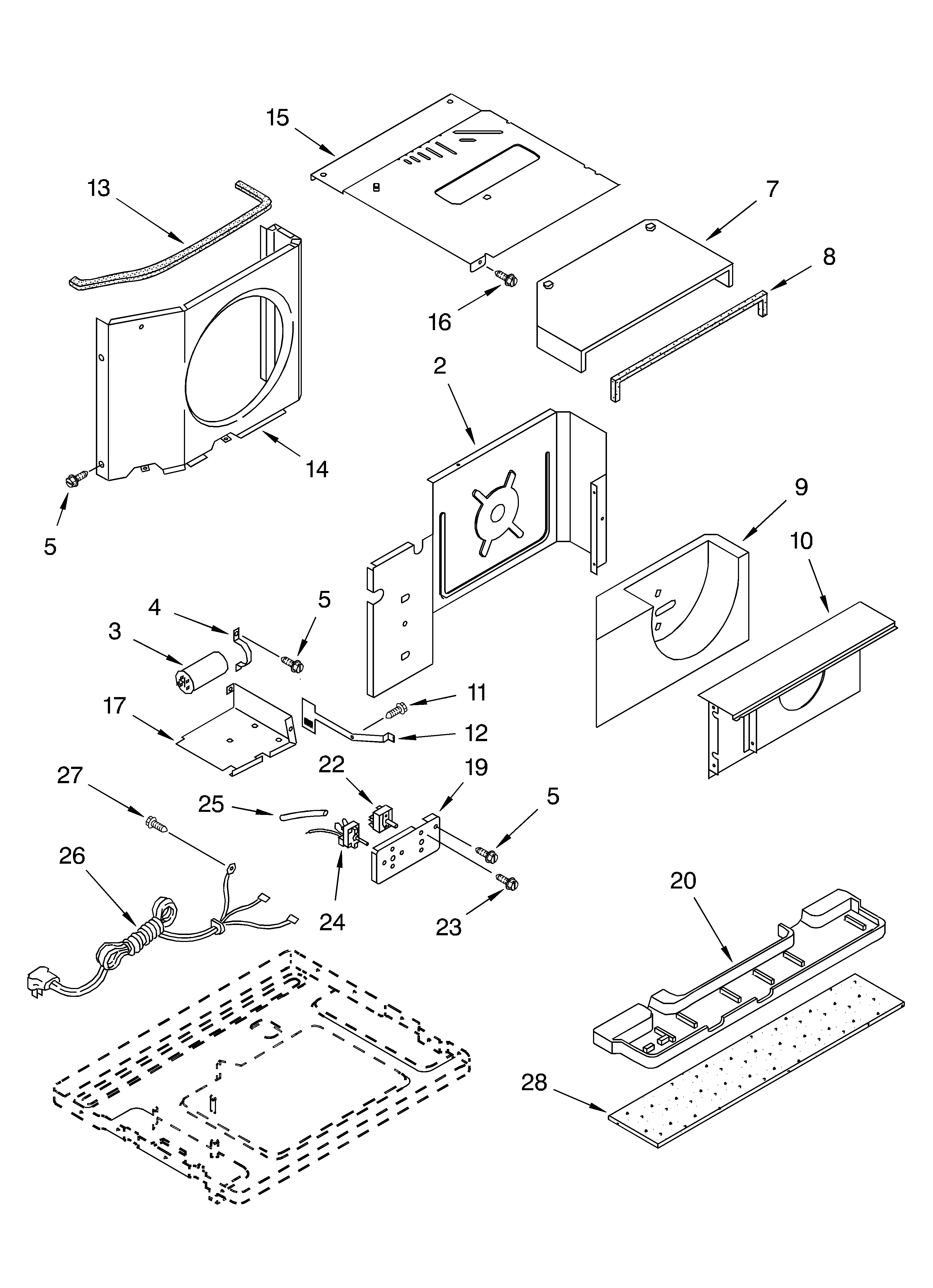 Air flow and control parts
