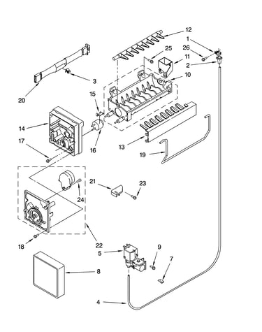 Icemaker parts, optional parts