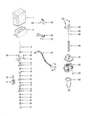Motor and ice container parts