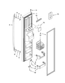 Freezer door parts