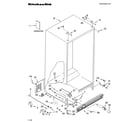 KitchenAid KSCS23FSBT01 cabinet parts diagram