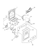 Dispenser front parts