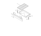 Whirlpool SF262LXSW0 drawer & broiler parts, optional parts diagram