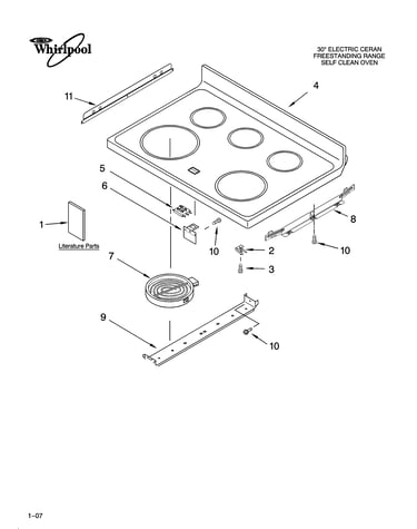 Cooktop parts