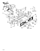 Washer/dryer control panel parts