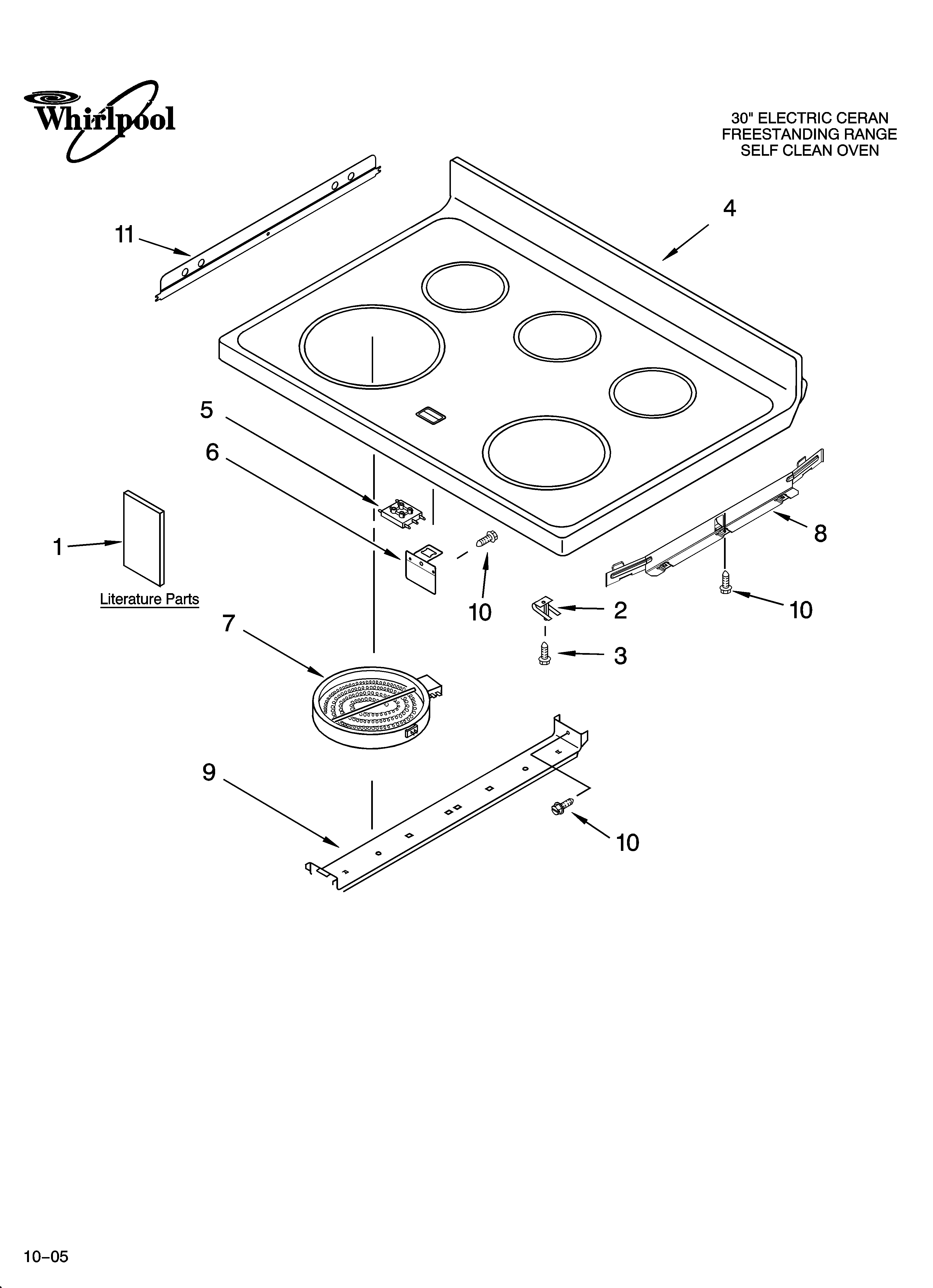 COOKTOP PARTS