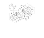 Whirlpool WGD9400ST0 door parts, optional parts (not included) diagram