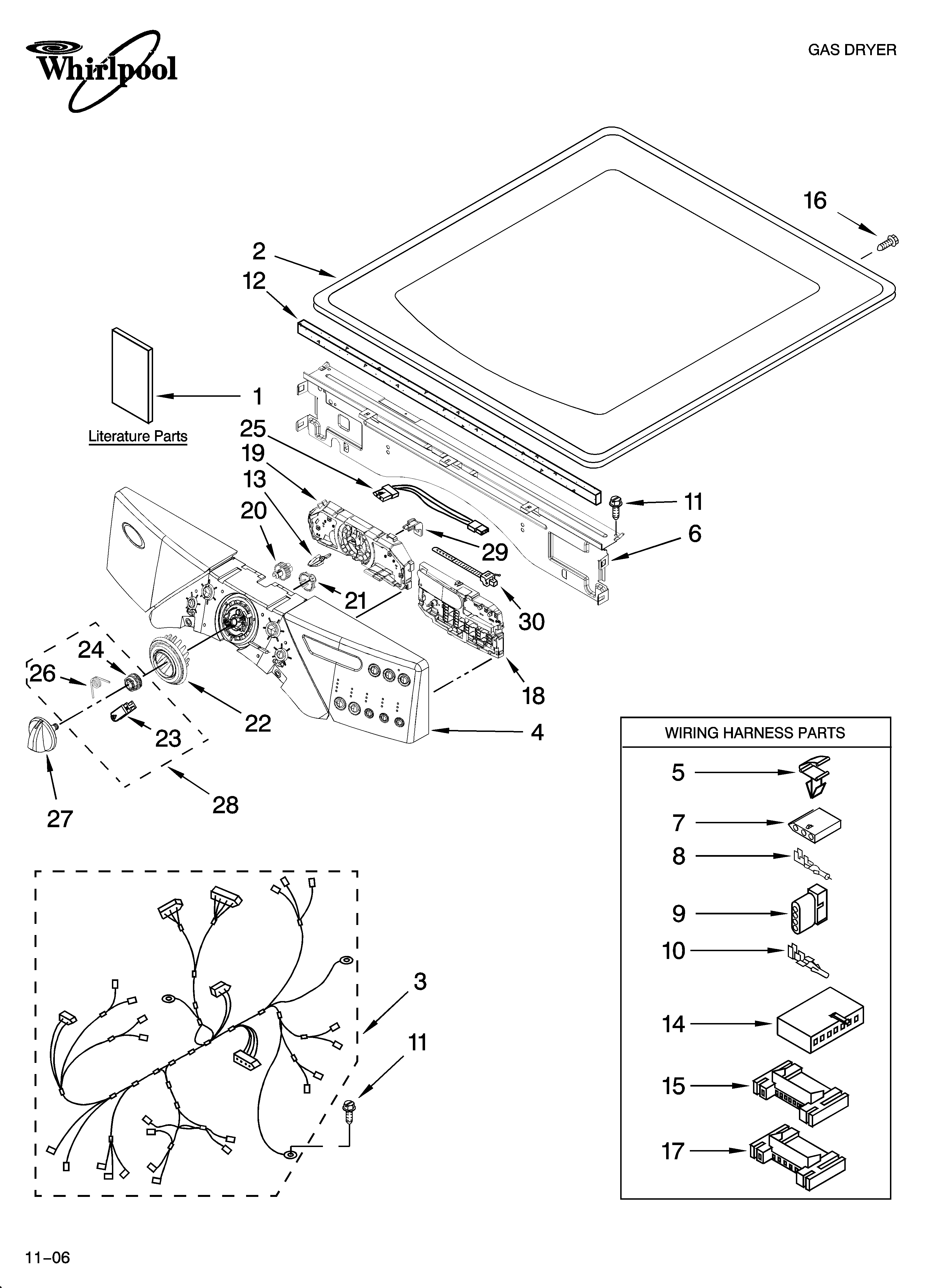 TOP AND CONSOLE PARTS