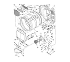 Whirlpool WGD9600SU0 bulkhead parts diagram