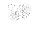 Whirlpool WGD9600SU0 door parts, optional parts (not included) diagram