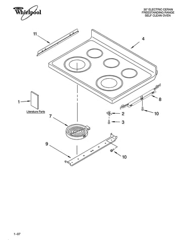 Cooktop parts