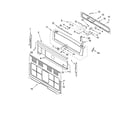Whirlpool GERC4110SS0 control panel parts diagram