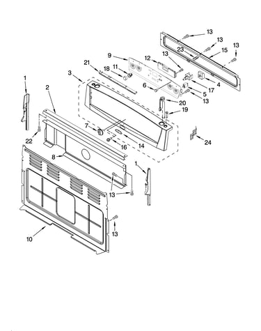 Control panel parts