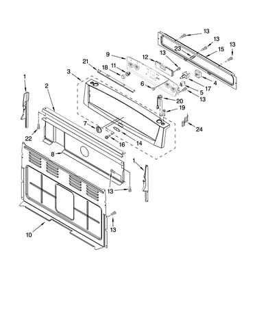 Control panel parts