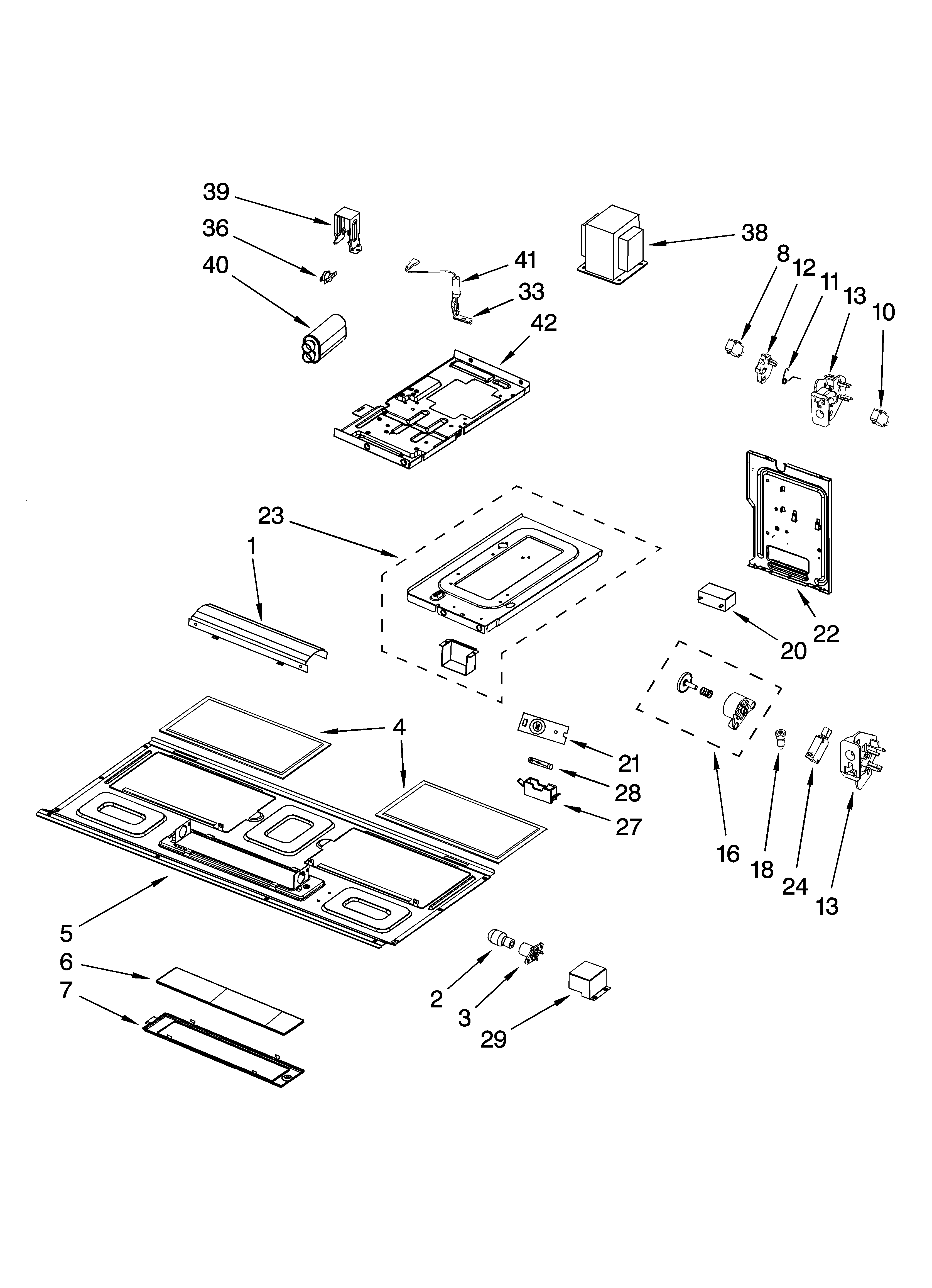 Interior and ventilation parts