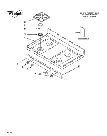 Cooktop parts