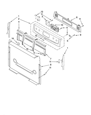Control panel parts