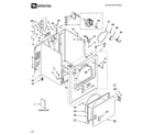 Maytag MED5920TW0 cabinet parts diagram
