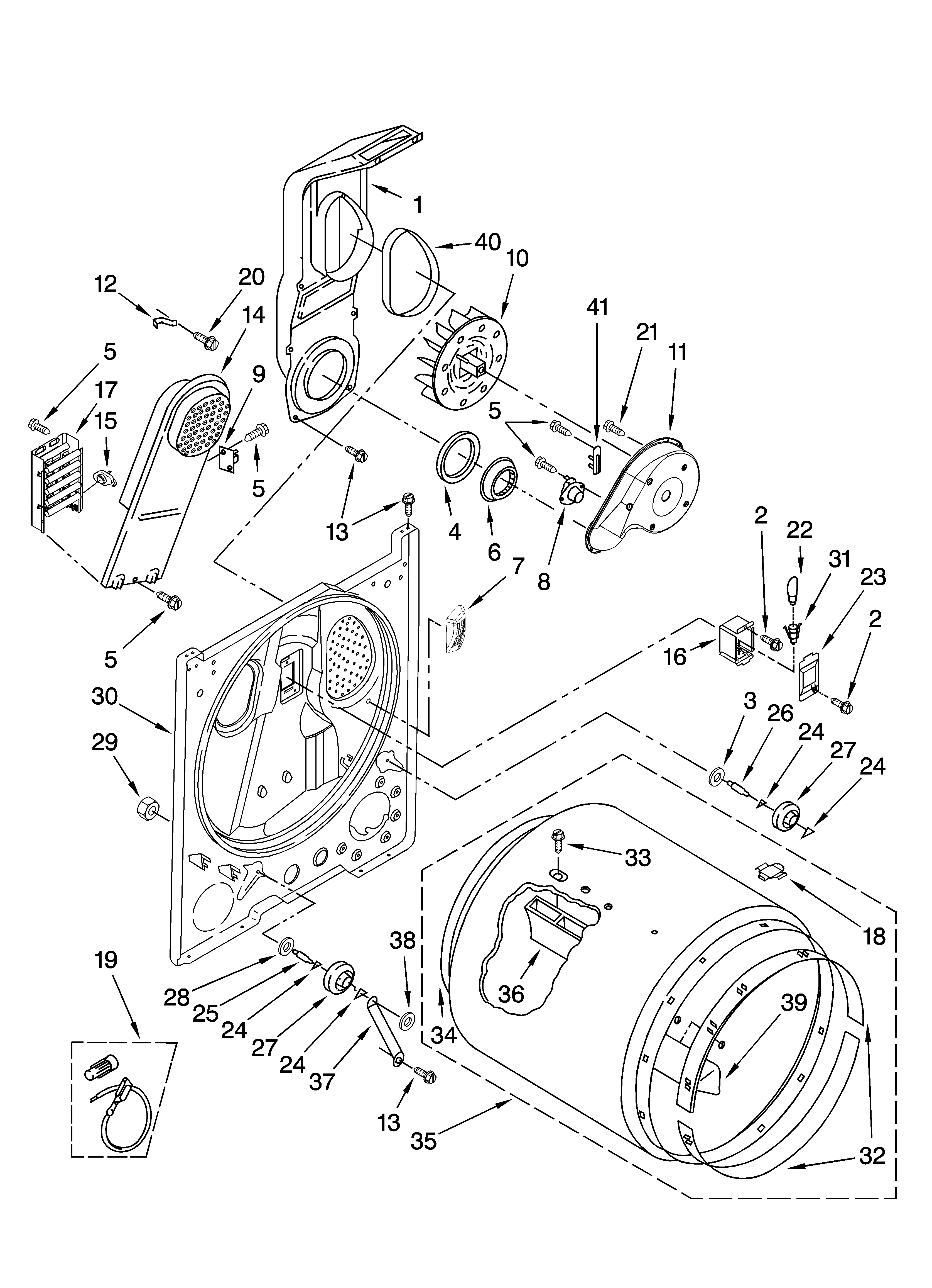 Bulkhead parts, optional parts (not included)