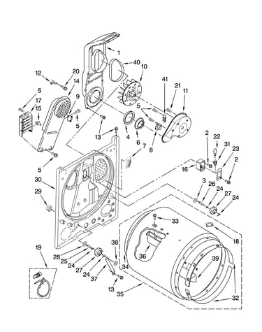 Bulkhead parts, optional parts (not included)