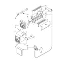 Whirlpool ET8CHEXST02 icemaker parts, optional parts diagram
